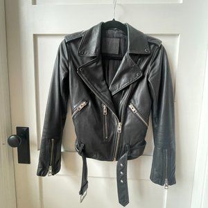 All Saints Balfern Leather Biker Jacket